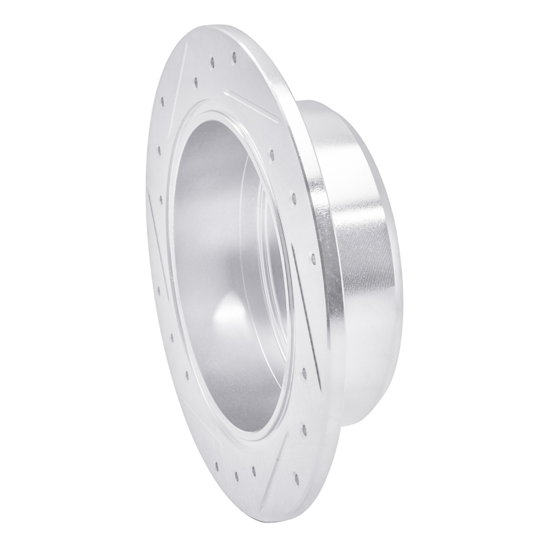 Lexus ES300 Brake Rotor (1) - Rear Right - R1 Concepts - Drilled & Slotted - Silver - `92-`03